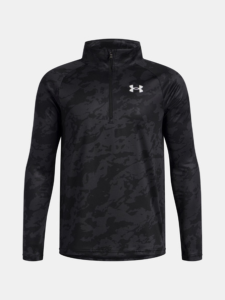 Under Armour Tricou pentru băieți Under Armour UA Tech 2.0 1/2 Zip-BLK