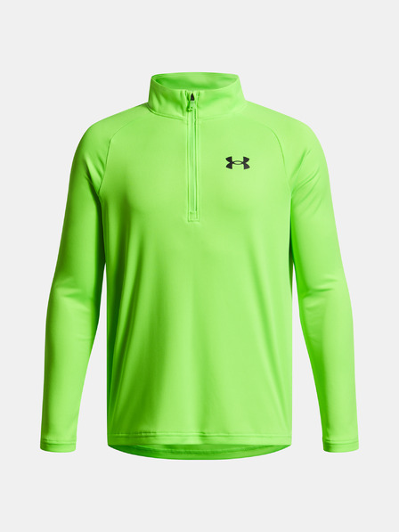 Under Armour Tricou pentru băieți Under Armour UA Tech 2.0 1/2 Zip-GRN