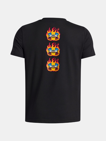 Under Armour Tricou pentru băieți Under Armour UA Flame WM SS-BLK