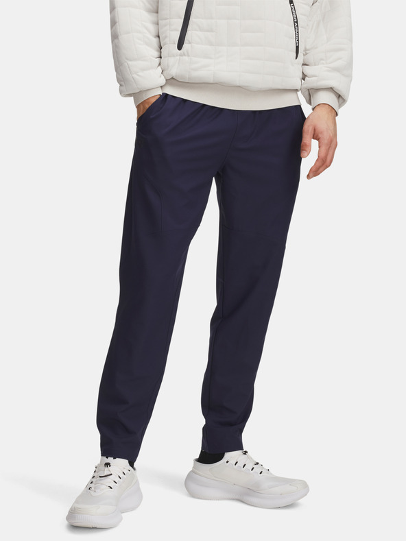 Under Armour Pantaloni sport pentru bărbați Under Armour UA Unstoppable Tapered Pants-BLU