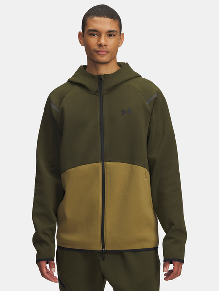 Under Armour Hanorac pentru bărbați Under Armour UA Unstoppable Flc FZ HD EU-GRN