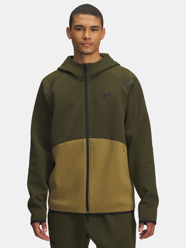 Under Armour Hanorac pentru bărbați Under Armour UA Unstoppable Flc FZ HD EU-GRN