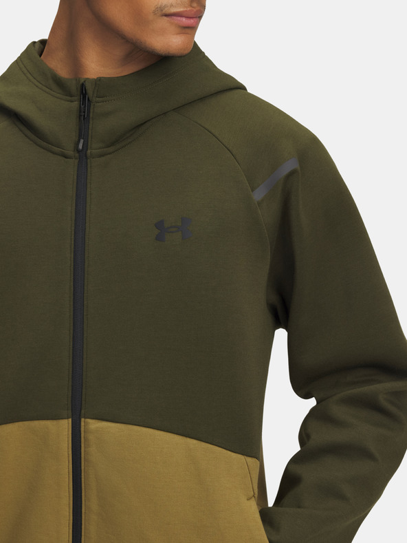 Under Armour Hanorac pentru bărbați Under Armour UA Unstoppable Flc FZ HD EU-GRN