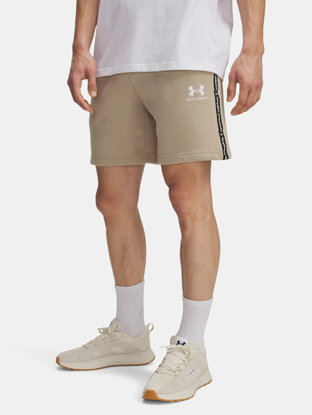 Under Armour Pantaloni scurți pentru bărbați Under Armour UA Icon Fleece Short Taping-BRN