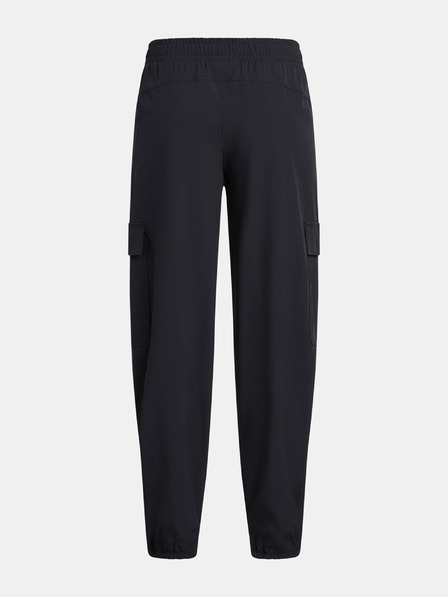 Under Armour Pantaloni sport pentru fete Under Armour UA Rival Woven Cargo Pants-BLK