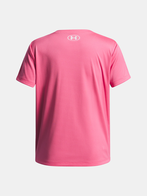 Under Armour Tricou pentru fete Under Armour Tech Wordmark Graphic SS-PNK