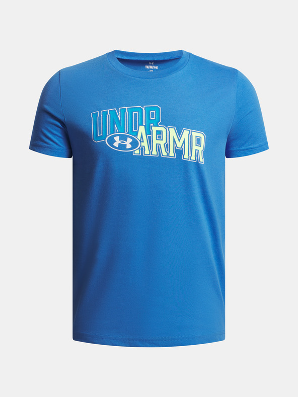 Under Armour Tricou pentru băieți Under Armour UA OVERLAY WM SS-BLU