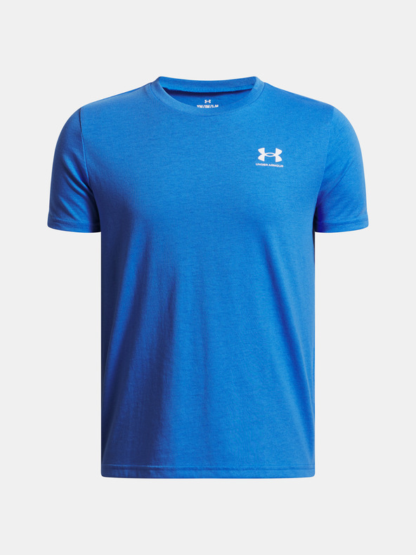 Under Armour Tricou pentru băieți Under Armour UA B SPORTSTYLE LC SS-BLU