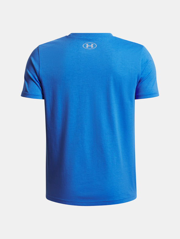 Under Armour Tricou pentru băieți Under Armour UA B LOGO WORDMARK SS-BLU