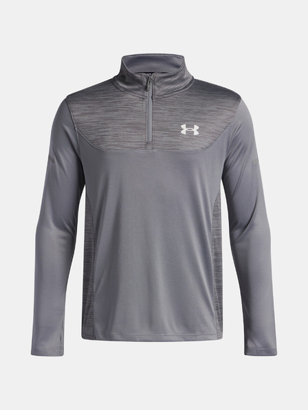 Under Armour Tricou pentru băieți Under Armour UA Tech Utility 1/4 Zip-GRY