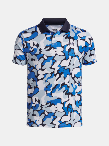 Under Armour Tricou pentru băieți Under Armour UA Matchplay Printed Polo-BLU