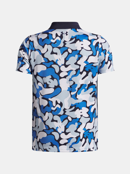 Under Armour Tricou pentru băieți Under Armour UA Matchplay Printed Polo-BLU
