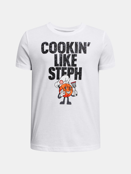 Under Armour Tricou pentru băieți Under Armour Curry Chef Tee-WHT