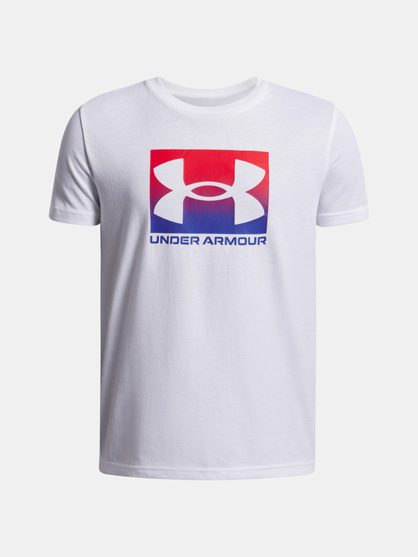 Under Armour Tricou pentru băieți Under Armour UA B BOXED SPORTS UPDATE SS-WHT