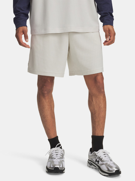 Under Armour Pantaloni scurți pentru bărbați Under Armour UA Rival Waffle Short-WHT