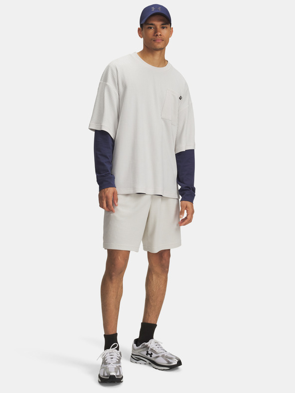Under Armour Pantaloni scurți pentru bărbați Under Armour UA Rival Waffle Short-WHT