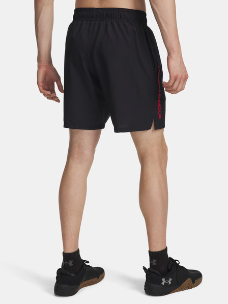 Under Armour Pantaloni scurți pentru bărbați Under Armour UA Tech Woven Wordmark Short-BLK