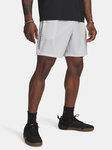 Under Armour Pantaloni scurți pentru bărbați Under Armour UA Tech Woven Wordmark Short-GRY