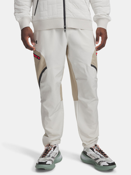 Under Armour Pantaloni sport pentru bărbați Under Armour UA Unstoppable Cargo Pant-WHT