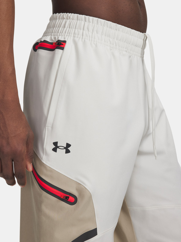 Under Armour Pantaloni sport pentru bărbați Under Armour UA Unstoppable Cargo Pant-WHT