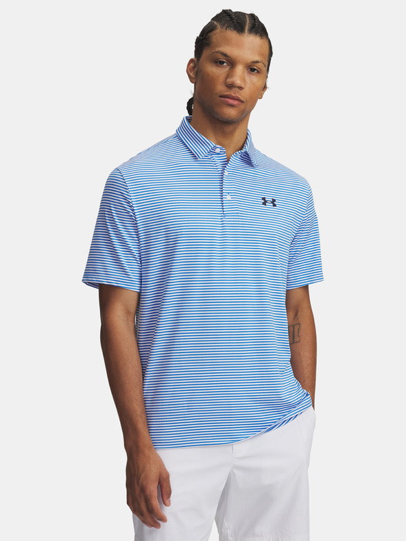Under Armour Tricou pentru bărbați Under Armour UA Playoff 3.0 Stripe Polo-BLU