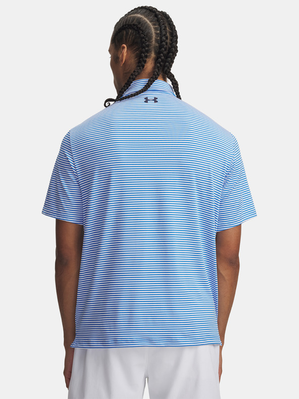 Under Armour Tricou pentru bărbați Under Armour UA Playoff 3.0 Stripe Polo-BLU