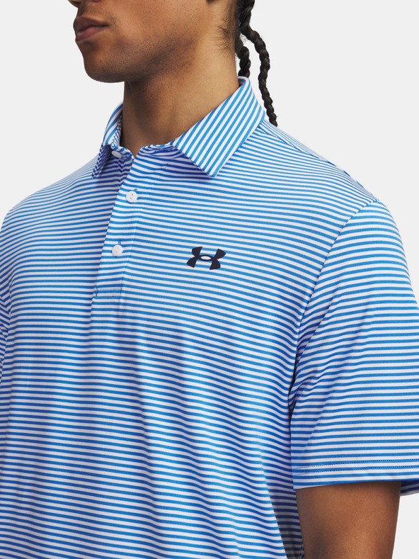 Under Armour Tricou pentru bărbați Under Armour UA Playoff 3.0 Stripe Polo-BLU