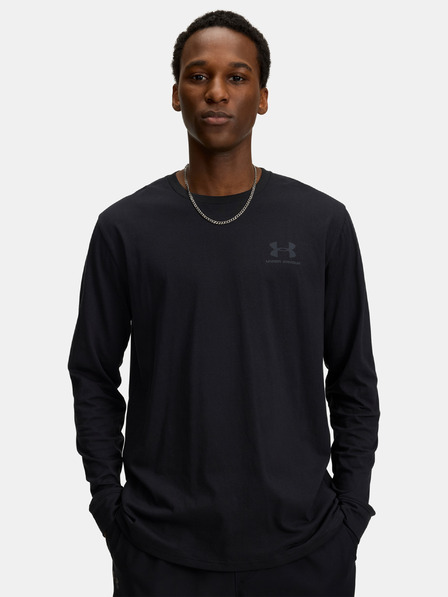 Under Armour Tricou pentru bărbați Under Armour UA SPORTSTYLE LEFT CHEST LS-BLK