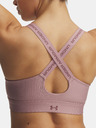 Under Armour Sutien pentru femei Under Armour UA Infinity High Zip 2.0 Bra-PNK