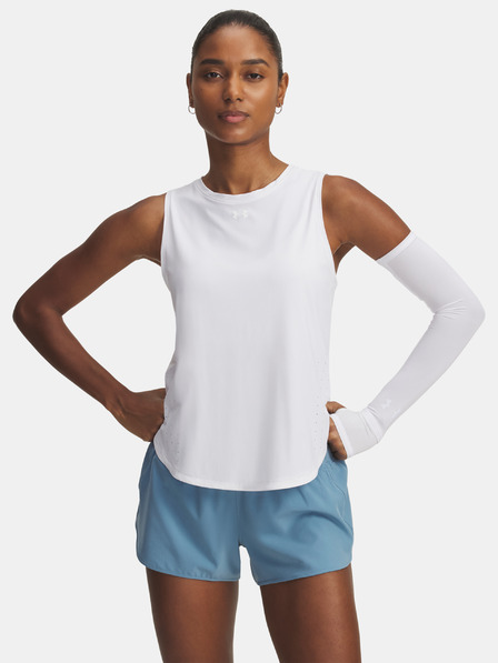 Under Armour Maiou pentru femei Under Armour UA Launch Elite Tank-WHT