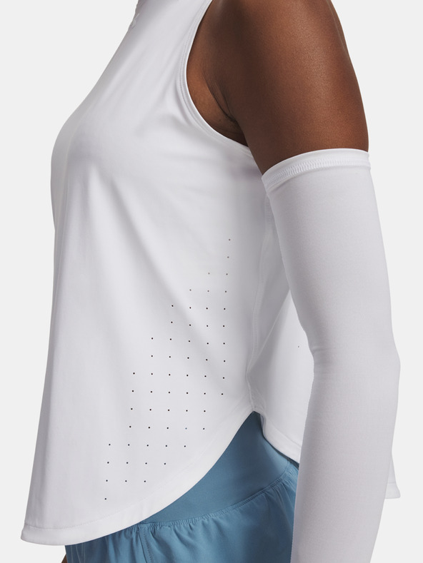 Under Armour Maiou pentru femei Under Armour UA Launch Elite Tank-WHT