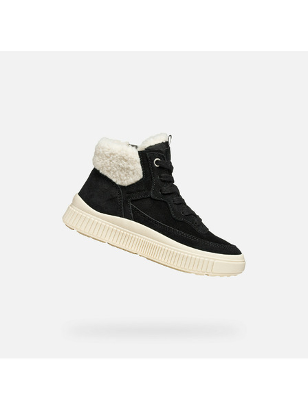 Geox Adidași negri pentru fete Geox Laquinny WPF