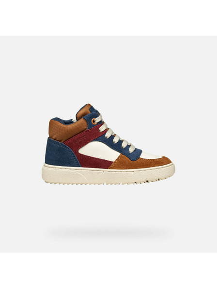 Geox Adidași maro deschis pentru băieți Geox Theleven