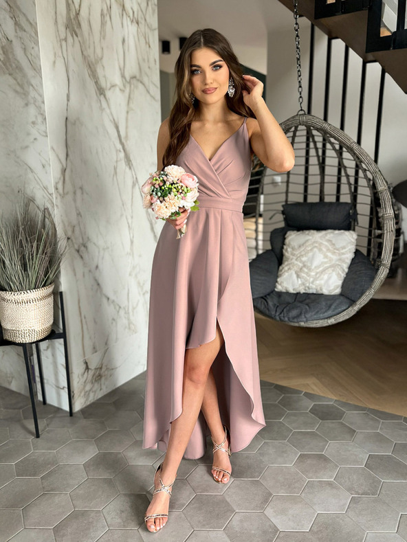 Edoti Rochie maxi LOVE - pudră