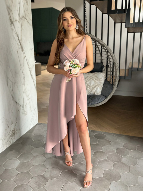 Edoti Rochie maxi LOVE - pudră