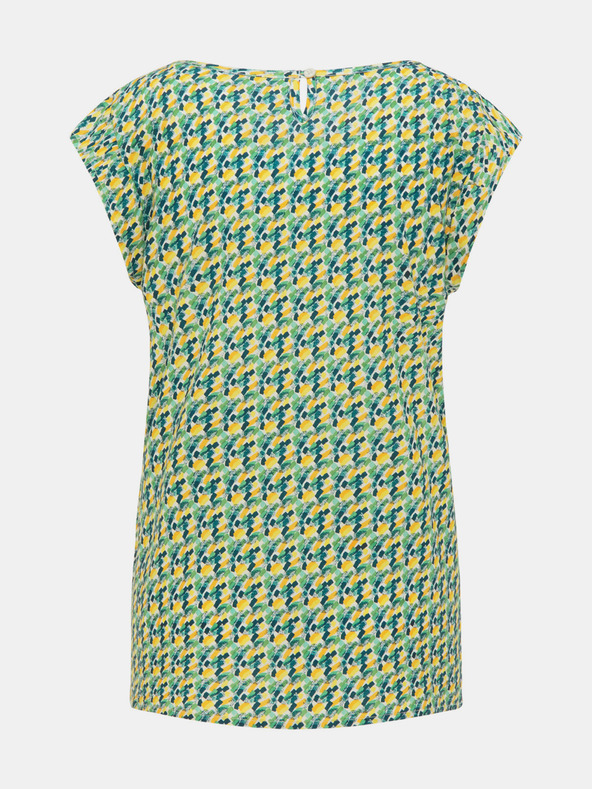 Tranquillo Bluză cu model verde Tranquillo