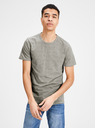 Jack & Jones Tricou de bază cu dungi gri Jack & Jones Basic
