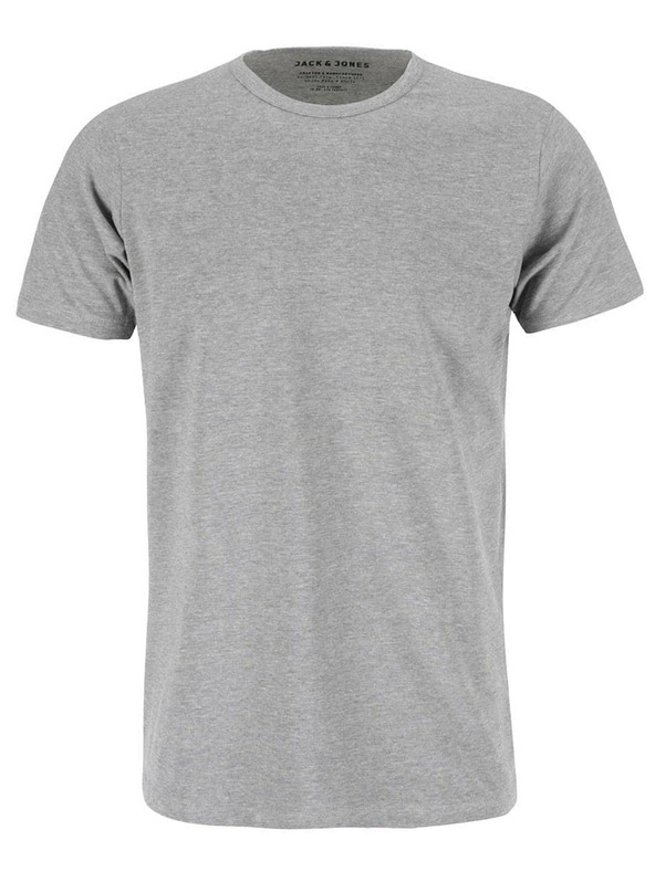 Jack & Jones Tricou de bază cu dungi gri Jack & Jones Basic