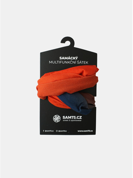 Sam 73 Eșarfă multifuncțională portocalie SAM 73