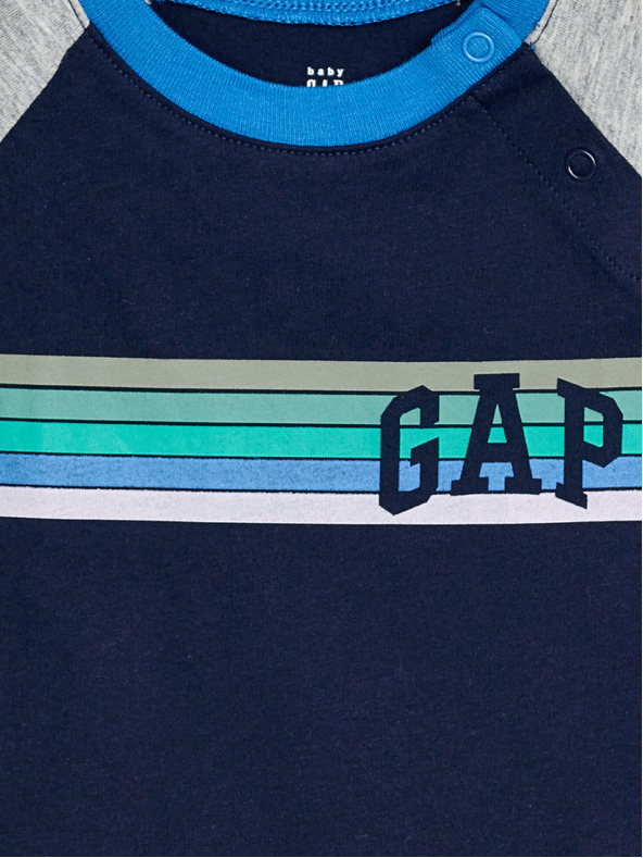 GAP Baby tricou cu logo GAP raglan
