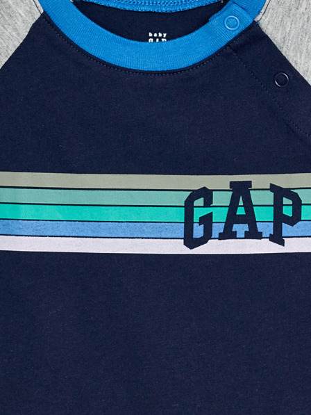 GAP Baby tricou cu logo GAP raglan