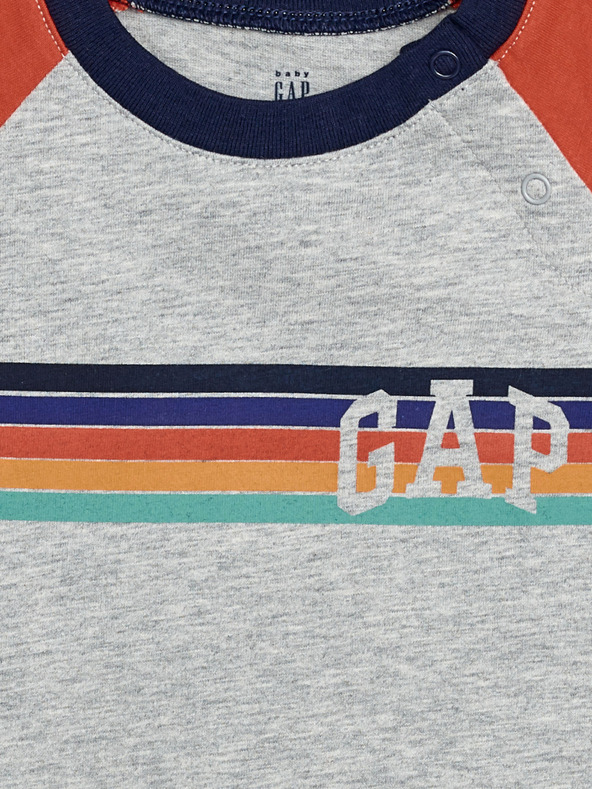 GAP Baby tricou cu logo GAP raglan