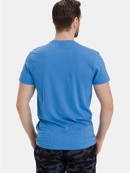 Sam 73 Tricou albastru pentru bărbați SAM 73