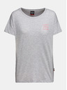Sam 73 Tricou gri pentru femei cu imprimeu SAM 73