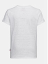 Sam 73 Tricou alb pentru fete cu imprimeu SAM 73