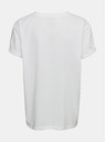 Sam 73 Tricou alb pentru fete cu imprimeu SAM 73