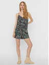 Vero Moda Top floral albastru închis VERO MODA Hannah
