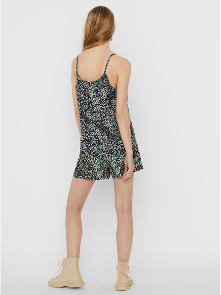 Vero Moda Top floral albastru închis VERO MODA Hannah