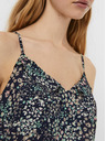 Vero Moda Top floral albastru închis VERO MODA Hannah