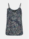 Vero Moda Top floral albastru închis VERO MODA Hannah